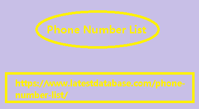 Phone Number List